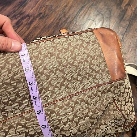 Coach Voyage Signature Messenger Bag in GUC signature jacquard fabric - Picture 8 of 16